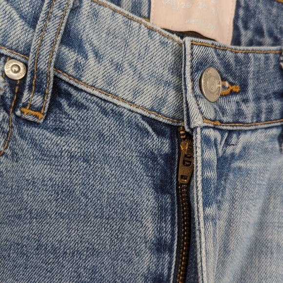 Revice Ying Yang Two Tone Straight Leg Denim Jeans - Picture 3 of 4